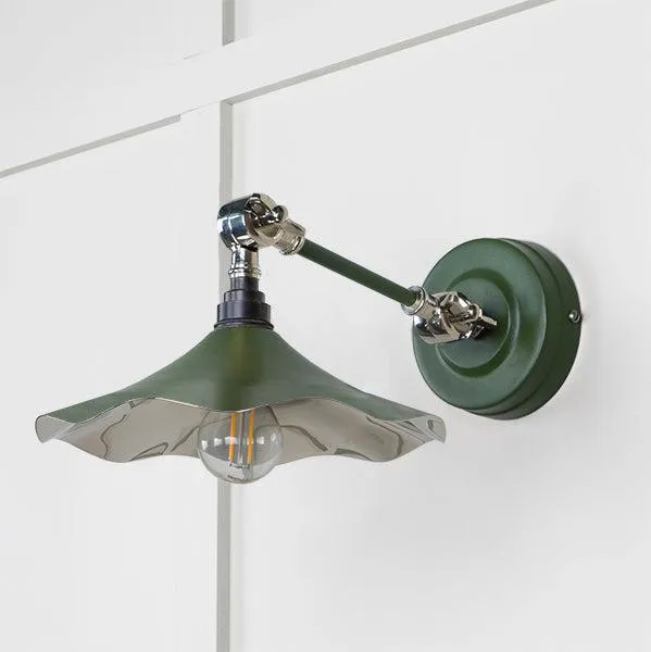 Smooth Nickel Flora Wall Light in Heath | From The Anvil