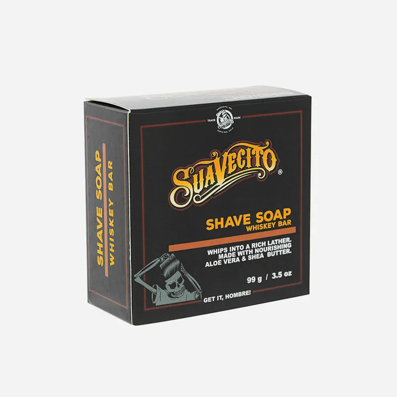 Suavecito - Premium Blends Shave Soap, Whiskey Bar, 99g