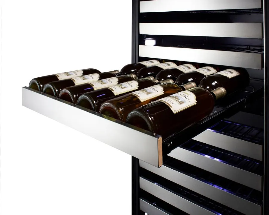 Summit SWCP1988TCSS 24" Triple Zone Wine Cellar Cabinet