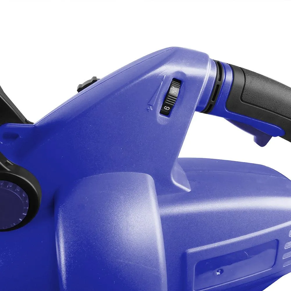 Sun Joe SBJ702E-SJB 3-in-1 Electric Blower | 250 MPH | 13 Amp | Vacuum | Mulcher (Blue)