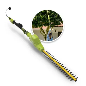 Sun Joe SJH902E Electric Telescoping Pole Hedge Trimmer | Multi-Angle Head | 21-Inch | 4-Amp