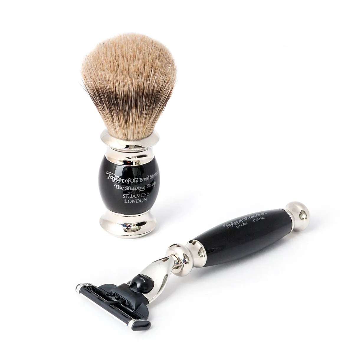 Super Badger Mach3 Edwardian Shaving Set