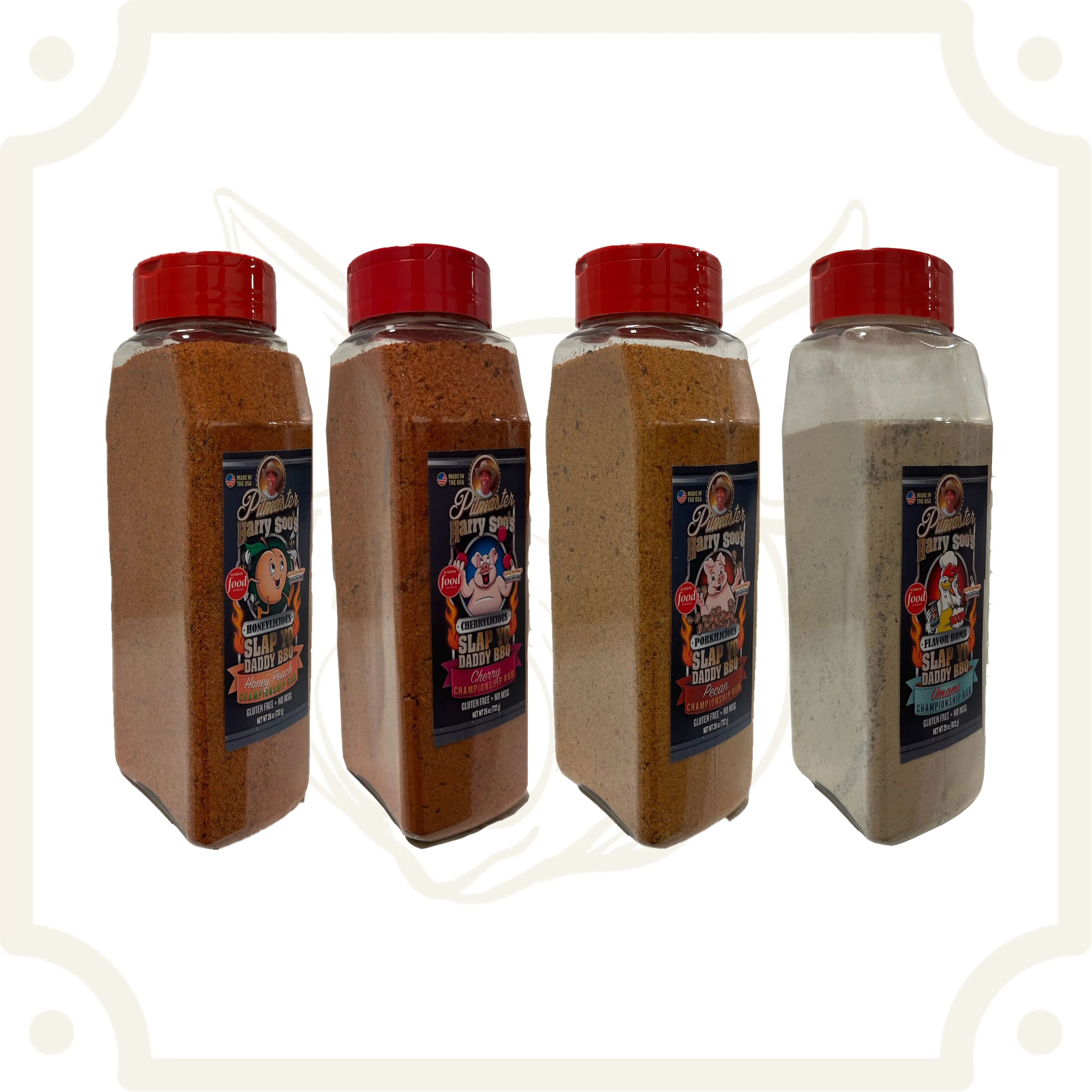 SYD Pork Butt & Ribs Competition Pack (4 Pack of 26 oz Rubs)