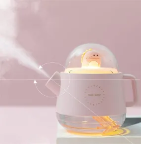 Teapot USB Colorful Air Humidifier Night Light