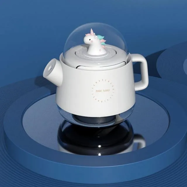 Teapot USB Colorful Air Humidifier Night Light