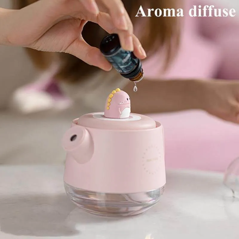 Teapot USB Colorful Air Humidifier Night Light