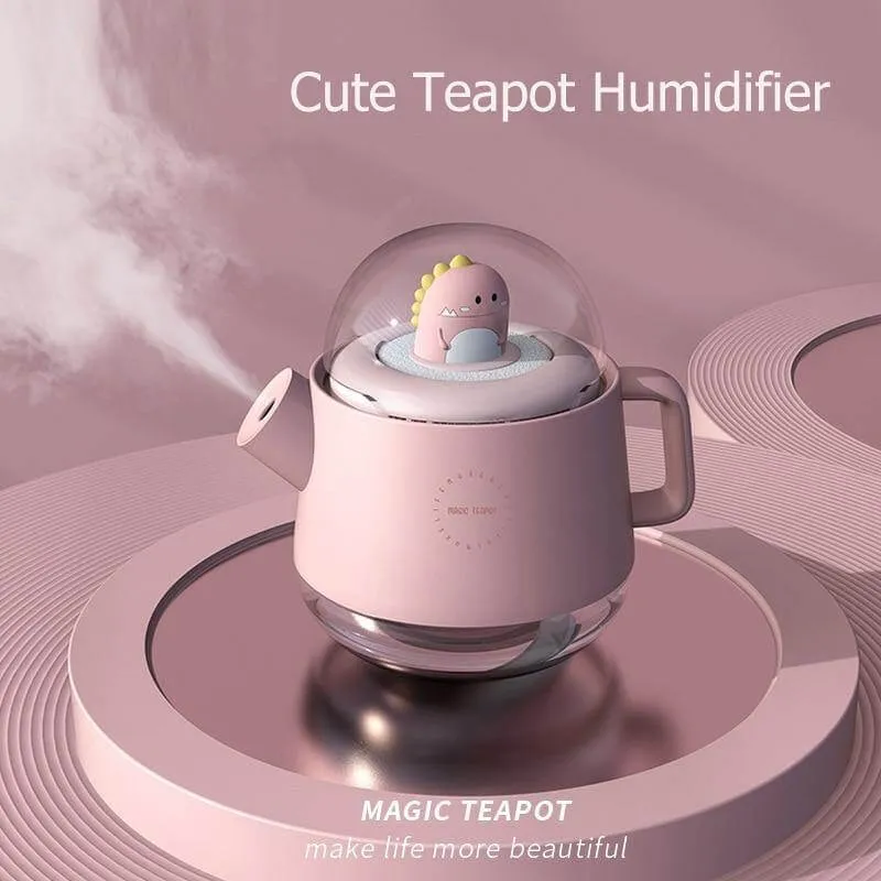 Teapot USB Colorful Air Humidifier Night Light