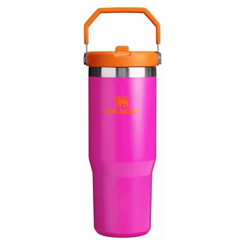 The 30oz IceFlow Flip Straw Tumbler in Vivid Violet