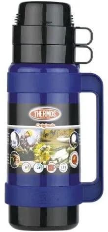 Thermos Mondial Flask, 1.0 L - Assorted - Black/Green/Blue