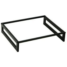 Top Rail for Freestanding Wine Glass Rack Matte Black