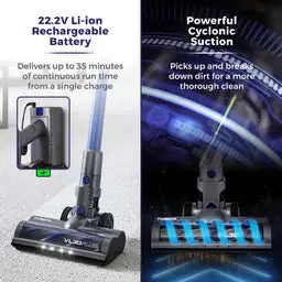 Tower VL30 Plus Cordless Vacuum Cleaner 22.2v  - Blue