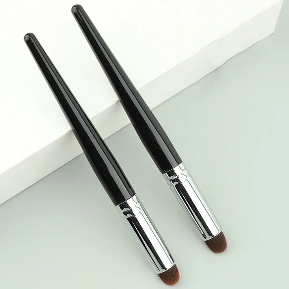 US 1-2Pc Tapered Concealer Soft Mini Kabuki Synthetic Foundation Under Eye Brush