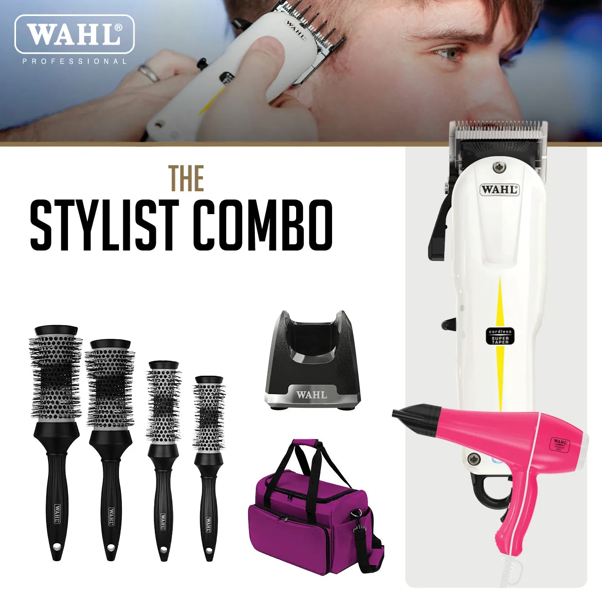 Wahl Cordless Super Taper Stylist Combo - August Promo!