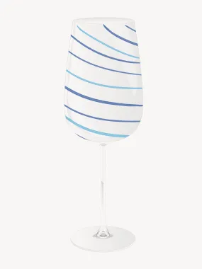 White Wine Glass Spiral