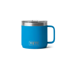 Yeti Rambler 14oz/414ml Stackable Mug 2.0 with Magslider Lid - Big Wave Blue