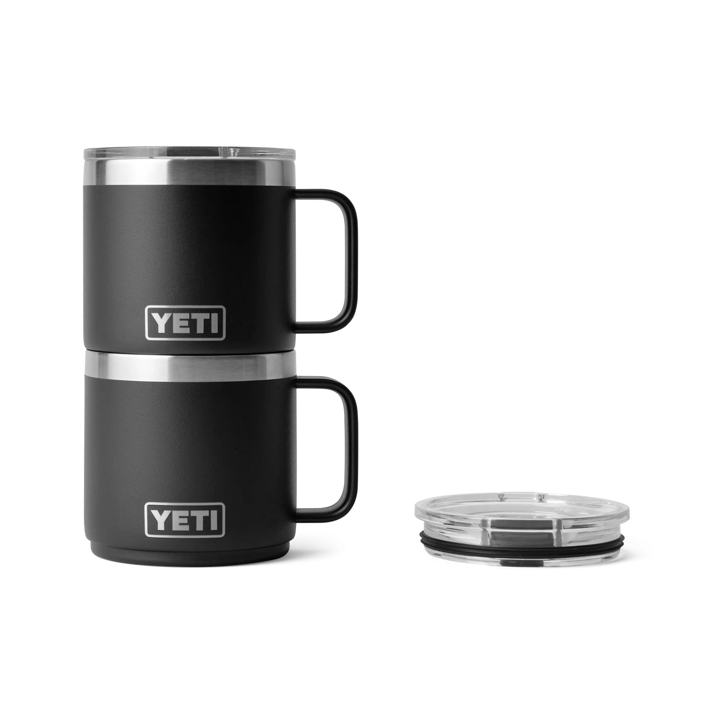 Yeti Rambler 14oz/414ml Stackable Mug 2.0 with Magslider Lid - Black