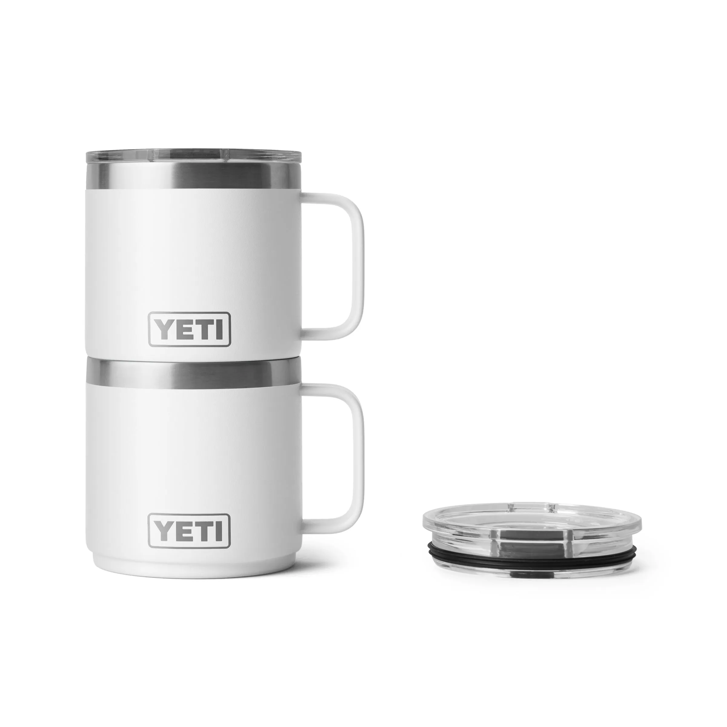 Yeti Rambler 14oz/414ml Stackable Mug 2.0 with Magslider Lid - White