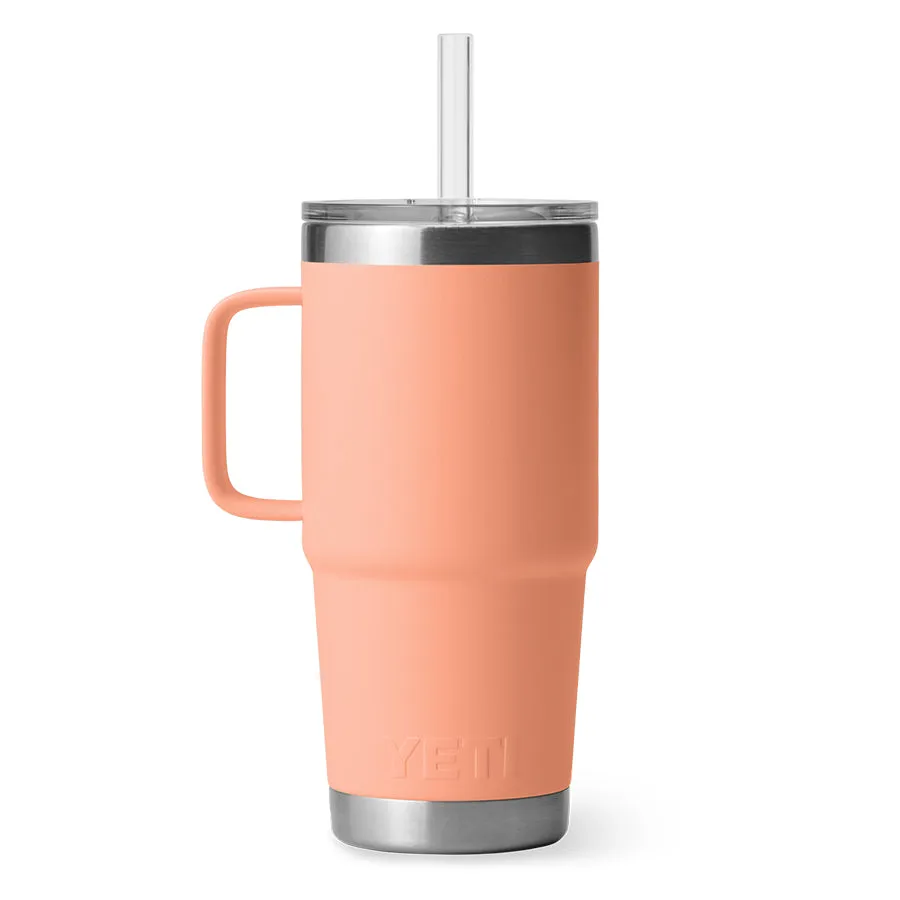 YETI Rambler 25oz Straw Mug Lowcountry Peach