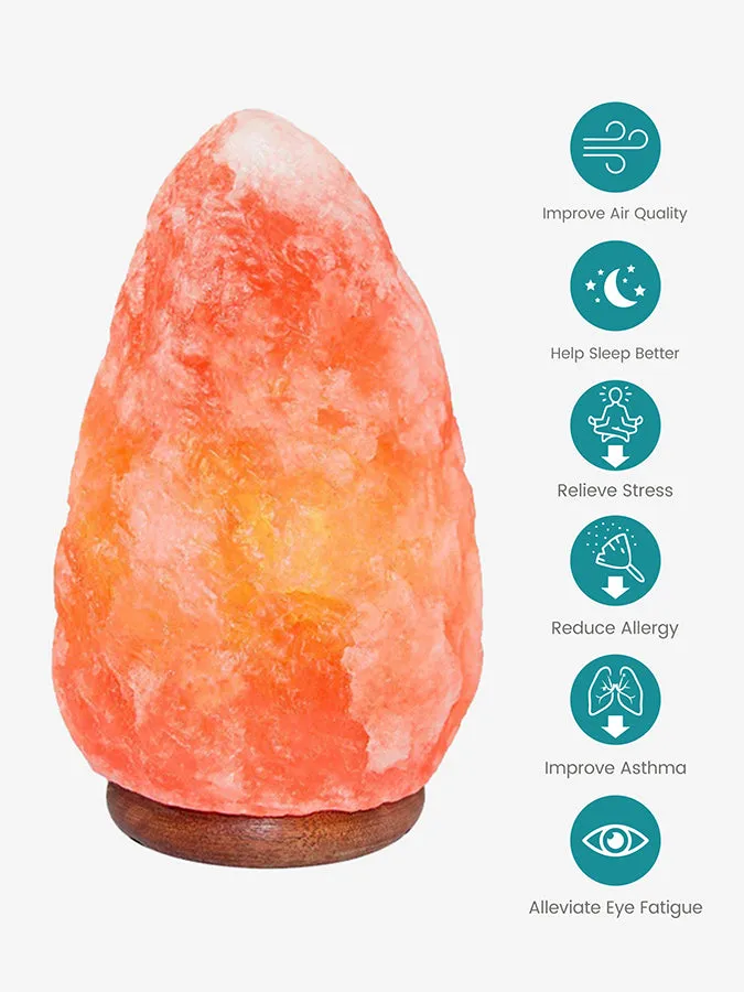 Yoga Studio Natural Himalayan Salt Lamp - USB Colour Changing (1kg)