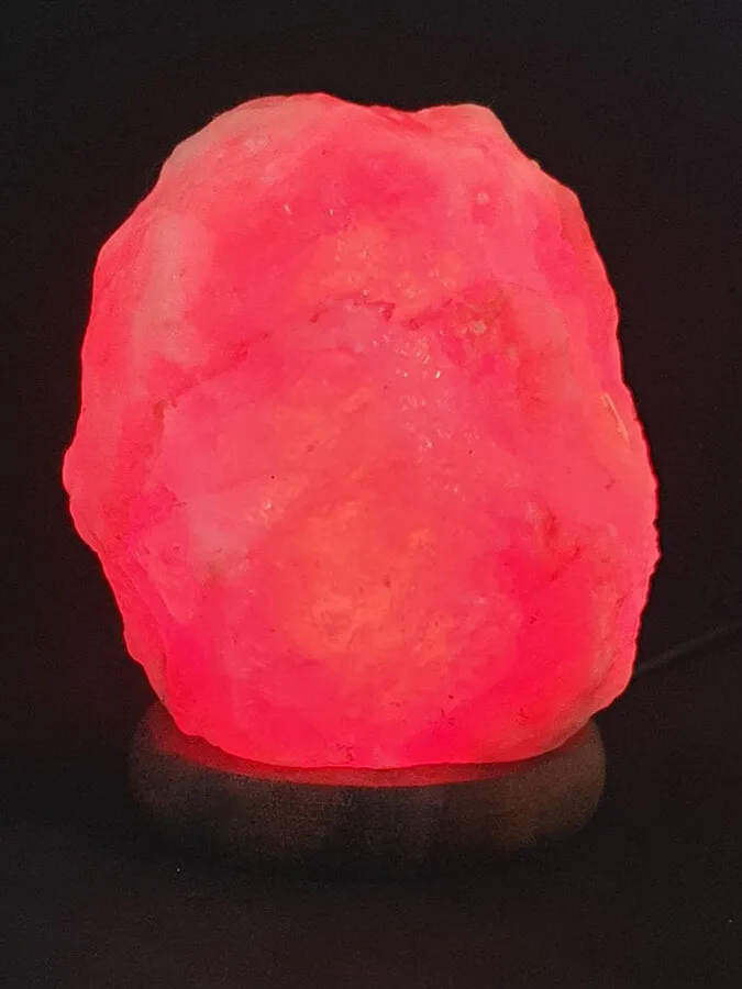 Yoga Studio Natural Himalayan Salt Lamp - USB Colour Changing (1kg)